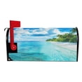 thumbnail image 3 of Ryvnso Mailbox Cover Summer Beach Magnetic Mailbox Wrap Standard Size 21x18 Inch, 3 of 8