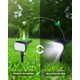 thumbnail image 3 of Lámpara solar exterior impermeable IP68, 20 LED, 3 modos de iluminación, foco solar para jardín, para decoración de paisajes exteriores., 3 of 4