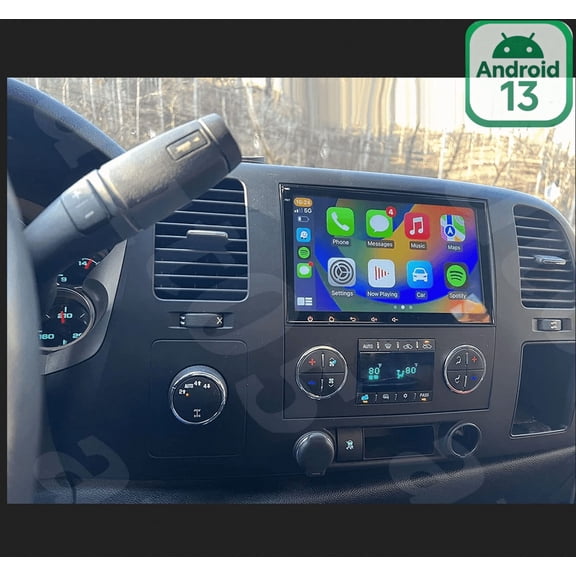 8" For Chevy Silverado 2007-2013 Car Stereo Radio, Android 13 with Wireless CarPlay & Android Auto, 2 32GB, GPS, SWC, IPS Touchscreen