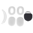 thumbnail image 2 of Funda Rígida De Silicona Para Auriculares, Funda Protectora 3 En 1 Para Polvo, Sudor, Antiarañazos, Cómodo Bolsillo De Malla, Cremalleras Dobles Con Orejeras Finas Y Suaves Y, 2 of 7