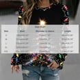 thumbnail image 3 of Enjoytime Christmas Womens Sweatshirts Print Crewneck Long Sleeve Pullover Tops Xmas Holiday Casual Trendy Sweatshirt, 3 of 5