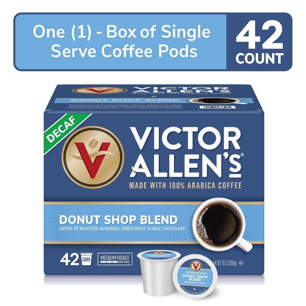 Decaf Donut Shop Blend Coffee Medium Roast Single Serve Coffee Pods for Keurig K-Cup Brewers (42 Count)