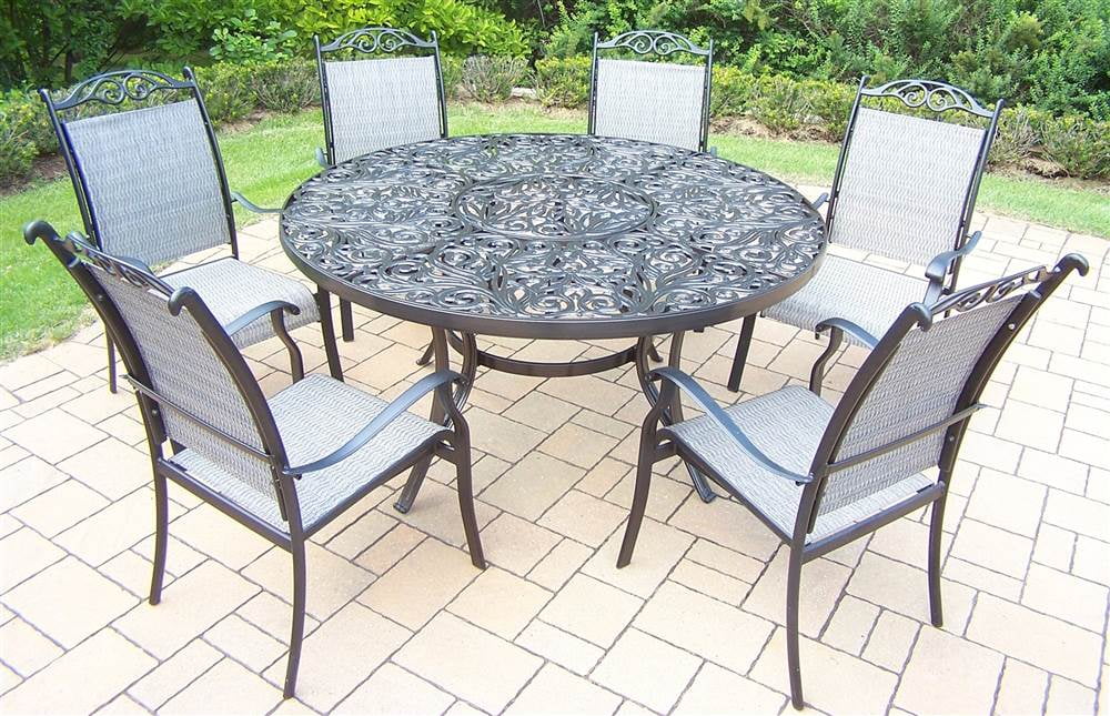 7Pc Patio Aluminum Dining Set
