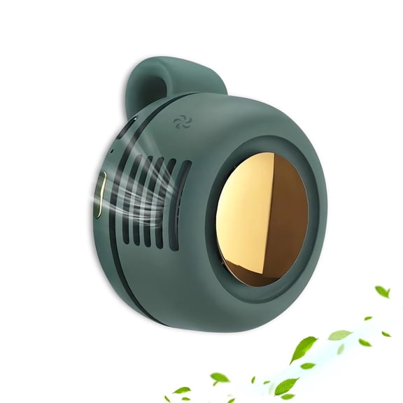 Portable Silent Mini Bladeless Fan Clip on with Adjustable 3-Speed, Small but Powerful Rechargeable Personal Cooling Fan for Outdoor Travel Office & Gift