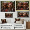 thumbnail image 4 of Designart "Tribes Samburu African Kenya II" African Tribes Canvas Art Print, 4 of 5