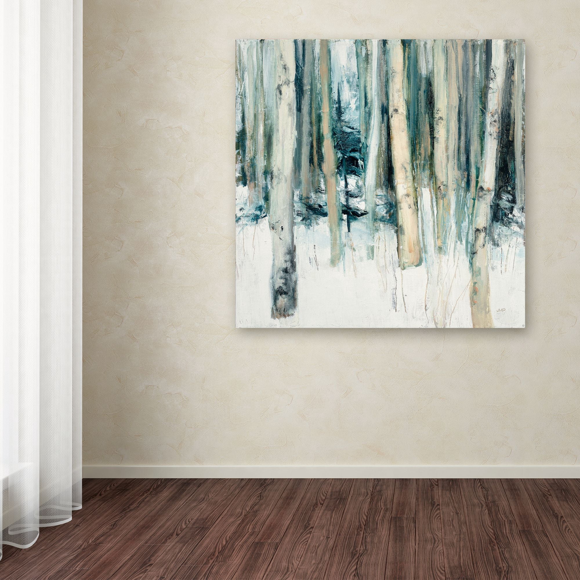 Trademark Fine Art 'Winter Woods II' Canvas Art by Julia Purinton