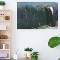 thumbnail image 5 of AIOE Lee Teter's Reflection on The Vietnam Military Memorial Wall Painting Canvas Painting Wall Art Poster for Bedroom Living Room Decor Gift Unframe: 12x8in, 5 of 7