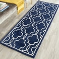 thumbnail image 3 of SAFAVIEH Chatham Jaymz Geometric Wool Area Rug, Dark Blue/Ivory, 2' x 3', 3 of 10
