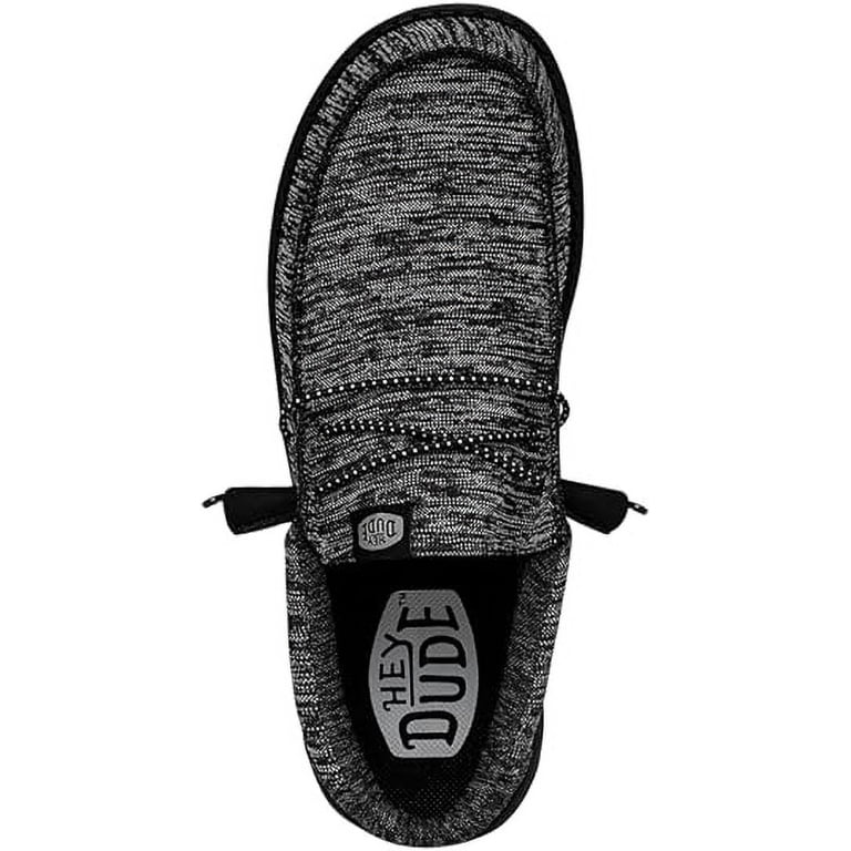 Hey Dude Wally Sport Knit Black/Black Size 11 | Men display picture 3