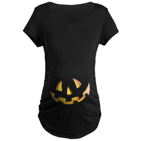 

CafePress - Halloween Jack O Lantern Maternity Dark T Shirt - Maternity Dark T-Shirt
