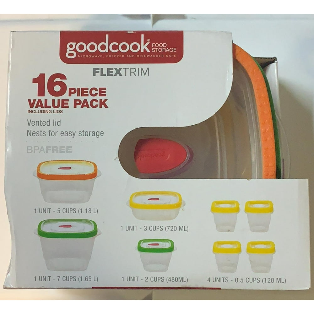 GoodCook Food Storage 16 Piece Value Pack - Walmart.com - Walmart.com