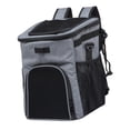 thumbnail image 3 of Bike Basket for Dogs Dog Bike Carrier Backpack Ventilated for Travel Outdoor Grey, 3 of 8