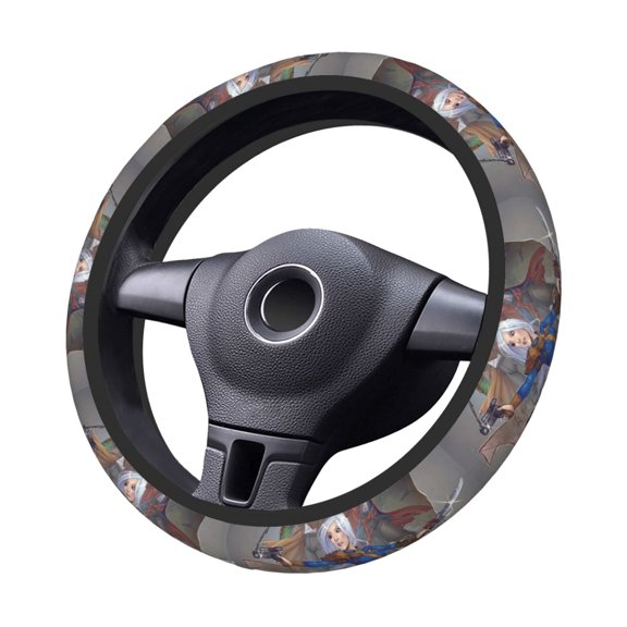 Fall-Out Steering Wheel Cover Elastic Stretch Breathable Vehicle Steering Wheel Protector Car Interior Accessories