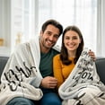 thumbnail image 3 of Wedding Gifts for Couples 2025, Wedding Gifts for Newlyweds, Gifts for Her Blanket, Bridal Shower Gifts Bride to Be, Happy Anniversary Marriage Gifts for Couple Throw Blanket 60"x50", 3 of 8