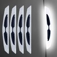 thumbnail image 3 of Autocollant Anti-Collision de Porte de Voiture, 4 Pcs Bande Anti-Collision Autocollant Réfléchissant Universel Protection Anti-Collision Bande de Protection de Moulage, Blanc, 3 of 4