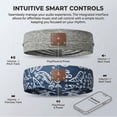 thumbnail image 6 of 2-Pack Sleeping Headphones Bluetooth 5.4 Headband Headband Headphones with Ultra-Thin Speakers, Headsets Headband for Side Sleepers Running Insomniac Travel Meditation, 6 of 6