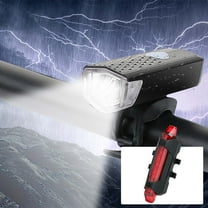 TACILIP Bike Lights, Super Bright with LED Bike Headlight, Bike Lights for Night Riding with Quick-Release, Bicycles Light Set, Bike Accessories Outdoor, Men Gifts