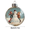 thumbnail image 4 of 1pc Clear Plastic Christmas Story Ball Ornament, Old Fashioned Scene Pendant for Tree Hanging Decor, Holiday Decor 3in, 4 of 7