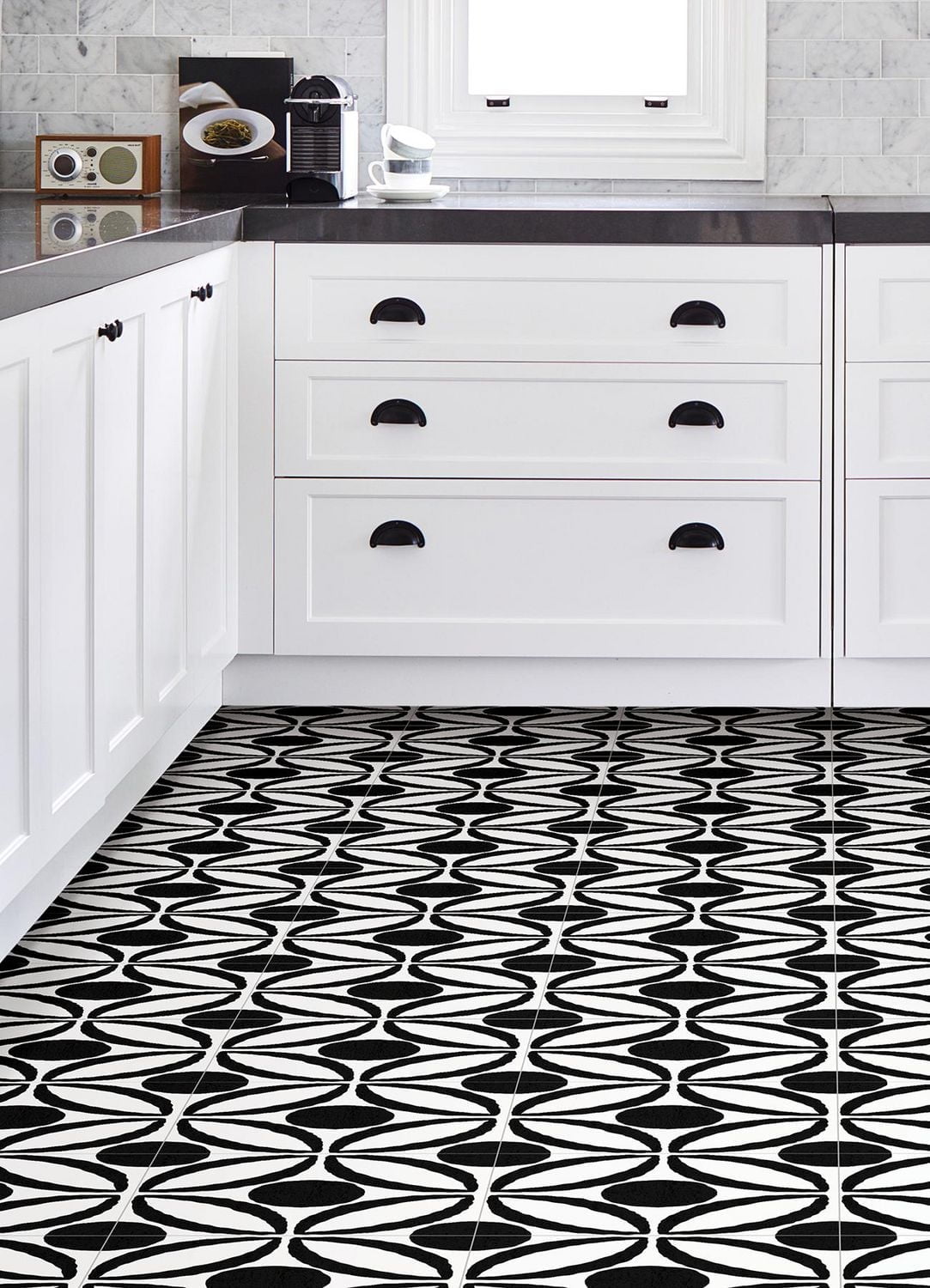FloorPops Tory Peel and Stick Floor Tiles Set of 20