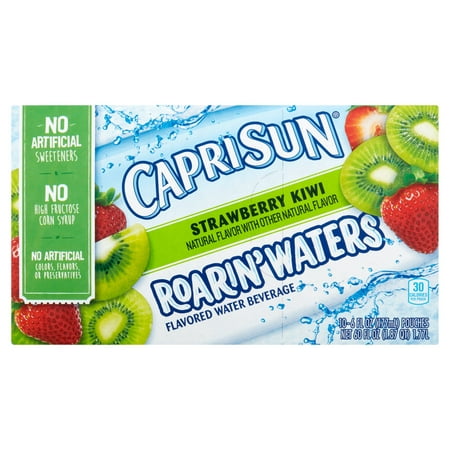 Capri Sun Roarin' Waters Tropical Fruit Juice Drinks - 10pk/6 fl oz Pouches