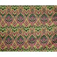 thumbnail image 4 of oneOone Tissu Lycra Polyester Diamant & Tourbillon Tissu Imprimé Ikat 1 Yard 56 Inch Wide, 4 of 4