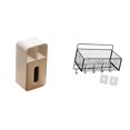 thumbnail image 1 of caja de pañuelos,Funda para caja de pañuelos de cuero sintético para dormitorio,Cesta de almacenamiento colgante,Cesta de almacenamiento para gabinete organizador de pared colgante,Estantes, 1 of 8