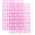 thumbnail image 5 of ZHAOCHENG Paquete de 2 patas de jaula para conejos con 4 pestañas fijas (rosa), 5 of 5