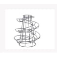 thumbnail image 1 of Estante para huevos en espiral de cocina, estante multiusos para almacenamiento de huevos de arte del hierro para el hogar, 1 of 7
