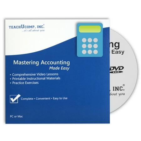 Learn Small Business Accounting DVD-ROM Training Video Tutorial Course: a Software Reference How-To Guide for Windows by TeachUcomp, Inc.