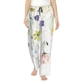 thumbnail image 1 of Balery Wildflowers Pantalones de pijama para mujer, pijamas ultraligeros, pantalones de estar por casa-Medium, 1 of 6
