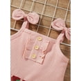 thumbnail image 3 of Zehjuhan Toddler Baby Girl Dress Sleeveless Strap Knit Dress Daisy Tutu Dresses Princess Sundress, 3 of 7
