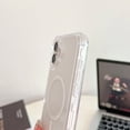 thumbnail image 2 of Allytechgroup Phone Case for Apple iPhone 16, Compatible with MagSafe Stylish iPhone 16 Case with Glitter Bling Design, Shockproof Dual Layer iPhone 16 Cover, Clear, 2 of 9