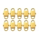 thumbnail image 1 of 10 paquetes de cierres acortadores de longitud de bolsa hebillas de bolsa ajustables hebilla de gancho Clip hebillas de Clip de Metal mujeres DIY para oro Macarena Acortador de cadena, 1 of 8