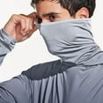 thumbnail image 7 of zfhfof Sun Protection Shirts for Men with Mask UPF 50+ Fishing T-Shirt Tops Lightweight Long Sleeve UV Rash Guard Hoodies, 7 of 7