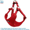 thumbnail image 3 of Voyager Step-in Fully Adjustable Mesh Dog Harness by Best Pet Supplies - Red, Medium, 3 of 7