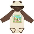 thumbnail image 3 of Inktastic I'm Two Farm Animals Wearing Birthday Party Hats Boys or Girls Long Sleeve Baby Bodysuit, 3 of 5