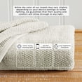 thumbnail image 5 of Great Bay Home Quick Dry Cotton Textured 6 Pack Hand Towel Set, Light Grey, 5 of 7