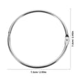 thumbnail image 2 of Shisuyan Ring Buckle Metal 12Pcs 2.95X2.95X0.08in, 2 of 8