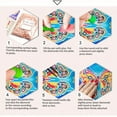 thumbnail image 3 of DIY 5D Diamond Painting Kit for Adults Diamond Painting "Demon Slayer" Full Diamond Crystal Rhinestone Embroidery Craft Kit Home Wall Decor Gift, 3 of 4