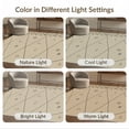 thumbnail image 7 of ODIKA 2'x3' Ivory Gray Geometric Design Washable Accent Rug Modern Pattern with Subtle Accents Pet Friendly, Bedside Mat for Bedroom, Nursery, RV, 7 of 7