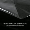 Tersarium 10m x 80cm Roll Clear Cellophane Wrap Florist Quality Cello