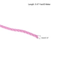 thumbnail image 2 of Uxcell 5.47 Yards 3mm Dia PU Braiding Leather Cord String for DIY Crafts, Pink, 2 of 6