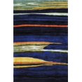 thumbnail image 1 of Momeni New Wave Collection Alfombra rectangular de color - Azul marino, Tamaño - 2 'X 3' Momeni Rugs, Inc. NEWWANW-13NVY2030, 1 of 1