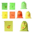 thumbnail image 2 of YongCo Reusable Vegetable Fruit Freshness Storage Bags Polyester for Kitchen Refrigerator Organization Large Capacity, 2 of 10
