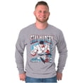 thumbnail image 5 of Street Fighter Ryu Stay Hungry Men's Long Sleeve Tee T Shirt Brisco Brands S, 5 of 6