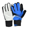 thumbnail image 2 of Guantes de portero Guantes de fútbol Protección de manos Látex Transpirable Portero Azul Talla 5, 2 of 9