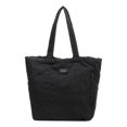 thumbnail image 1 of Bolso de mano acolchado jinwen grande de moda para desplazarse Negro, 1 of 7