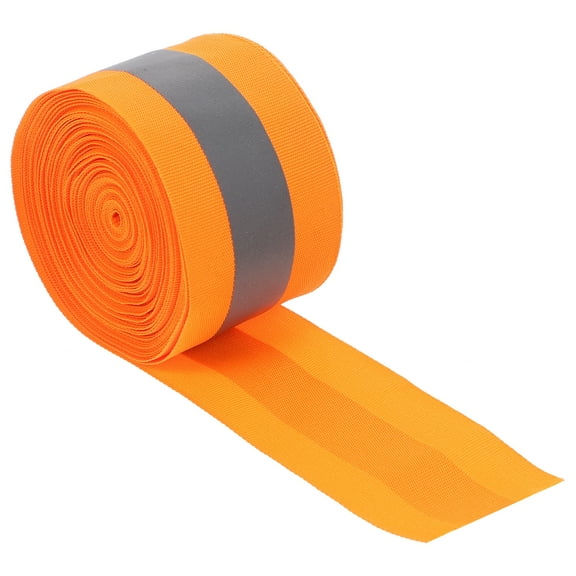 Outdoor Reflective Tape Florescent Safety Ribbon Sewn Fabric Clothing Webbing for Stripe