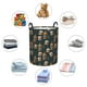 thumbnail image 4 of Fotbe Cigar Cesto de Ropa con Asas, Cesto Impermeable de Gran Capacidad, Bolsa de Lavado para Dormitorio, Cesto de Ropa con Ruedas y Asas-Medium, 4 of 6