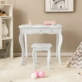 Costway Child's Vanity Table Set with Makeup Dressing, Children's Desk